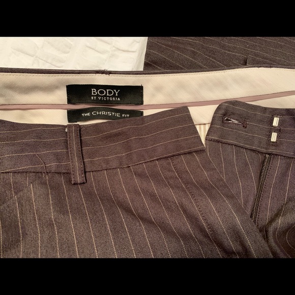Body by Victoria Pinstripe Blazer Pants 6 - Picture 3 of 3